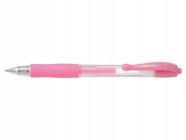 Długopis żelowy G2 pastelowy różowy Pilot