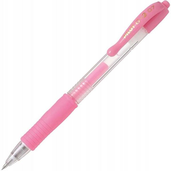 Długopis żelowy G2 pastelowy różowy Pilot