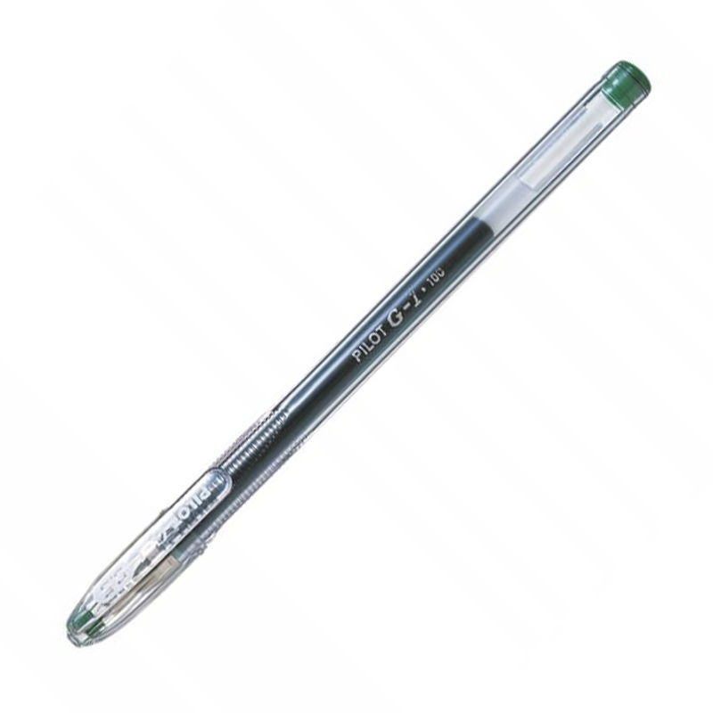 Długopis żelowy zielony PILOT