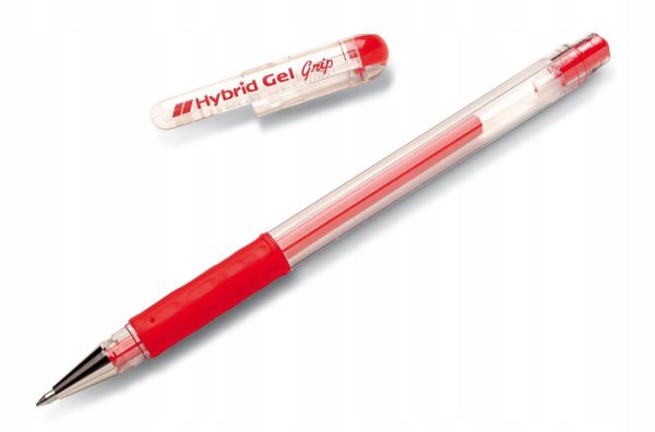 Długopis żelowy K116-B czerwony Pentel