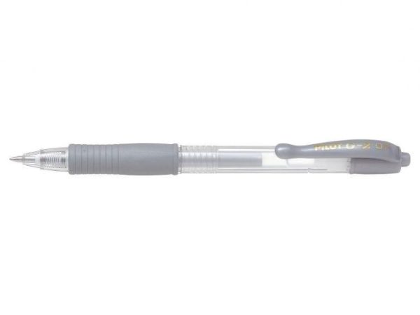 Długopis żelowy G2 metaliczny srebrny Pilot