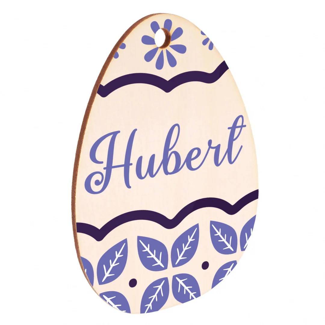 Jajko zawieszka pisanka z kolorowym nadrukiem na Wielkanoc