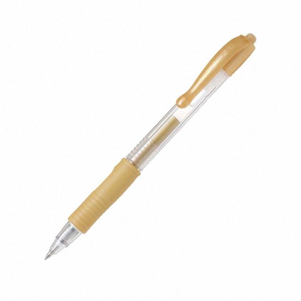 Długopis żelowy G2 metaliczny złoty Pilot
