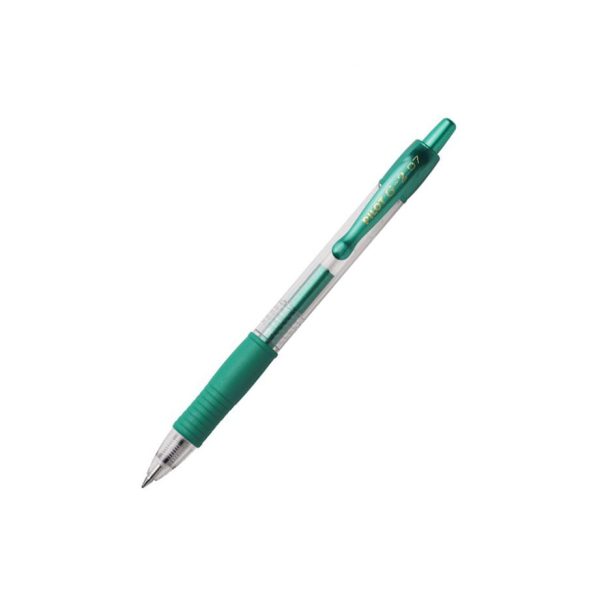 Długopis żelowy G2 metaliczny zielony Pilot