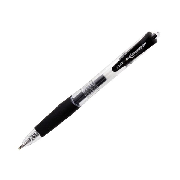 Długopis żelowy automatyczny TO-077 Mastership czarny Toma